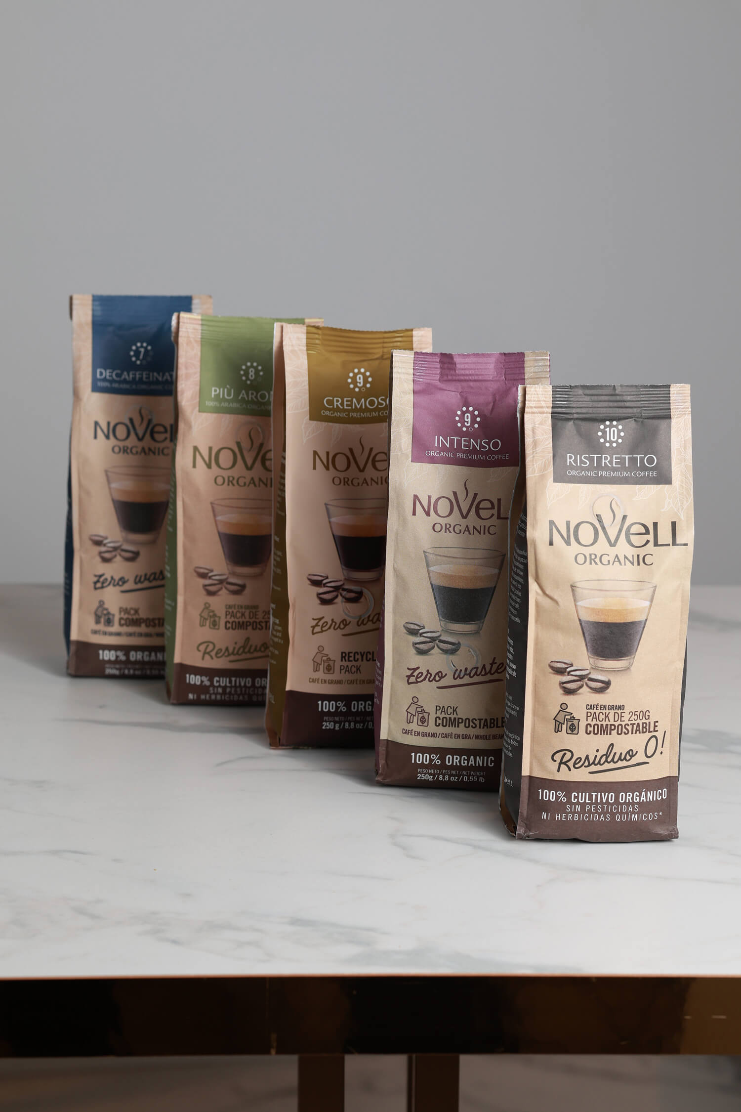 CAFÉS MOLIDOS DE TUESTE NATURAL NOVELL (250G)