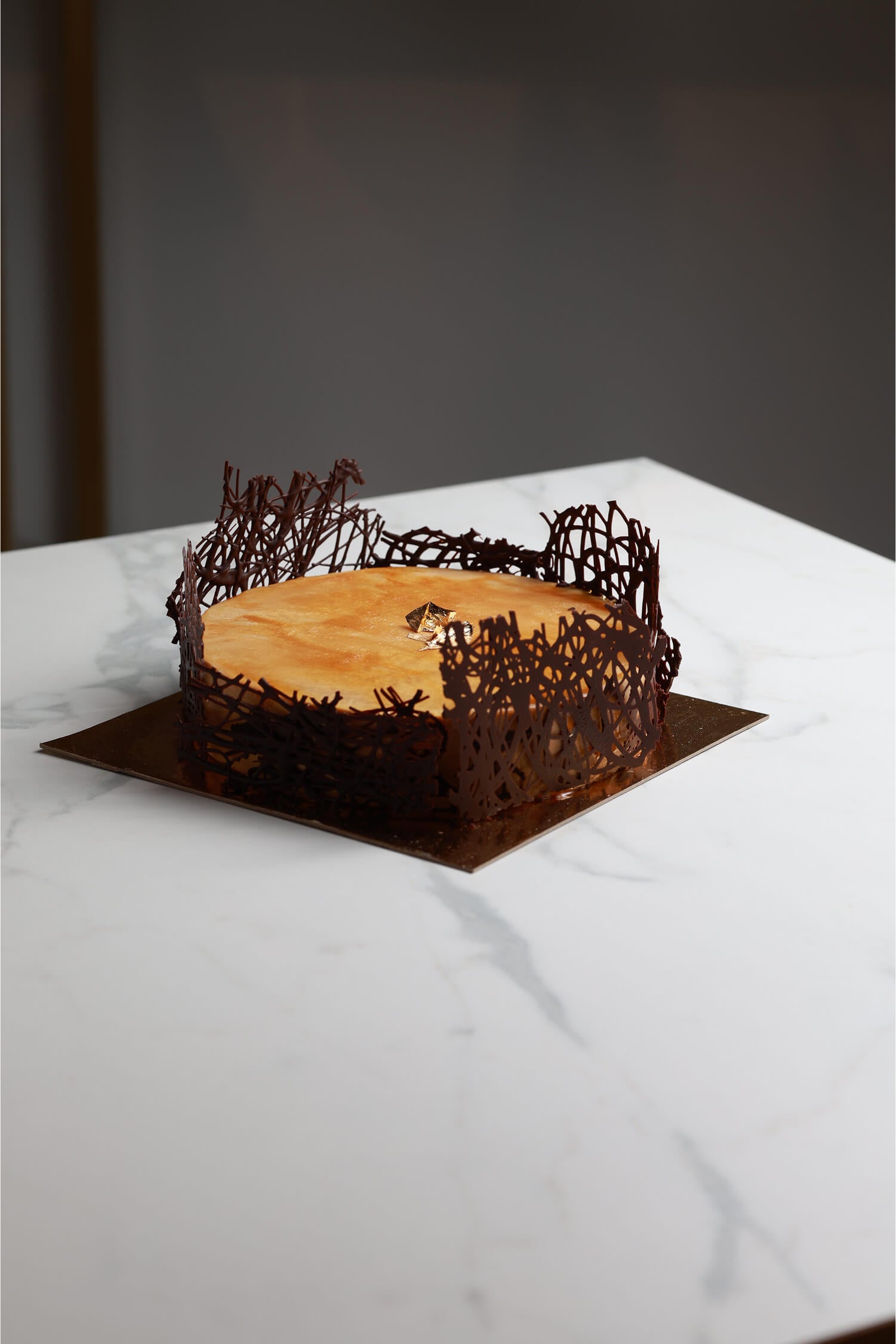 TARTA CAFÉ, CARAMELO Y CRUJIENTE