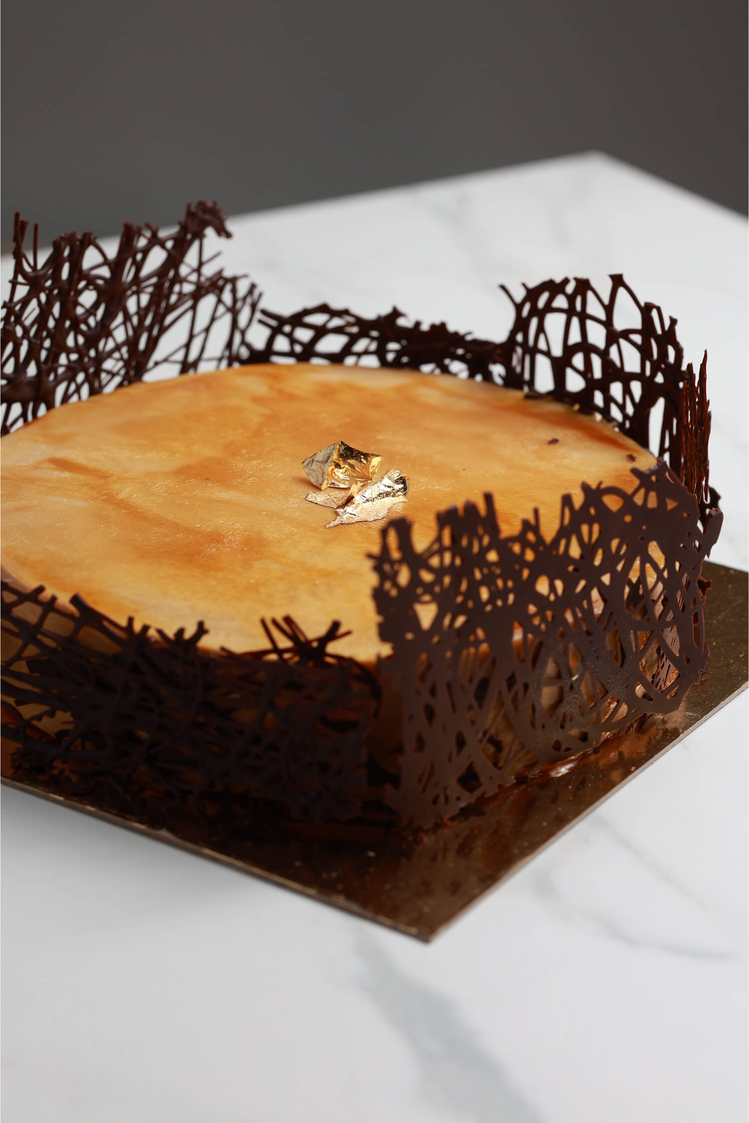 TARTA CAFÉ, CARAMELO Y CRUJIENTE